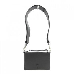 AMI Paris Black Lunch Box Bag tonal Ami de Coeur logo Black